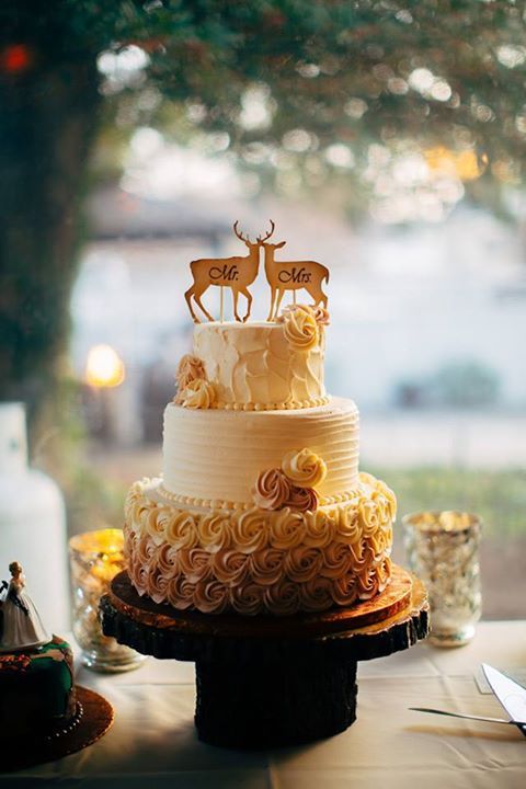 Deer Wedding Cake