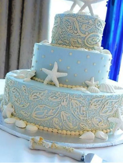 Ocean Wedding Cake