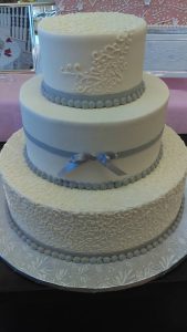 wedding cakes ocean city md Snow white wedding cake